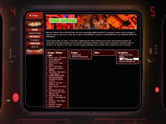 about/lists screenshot