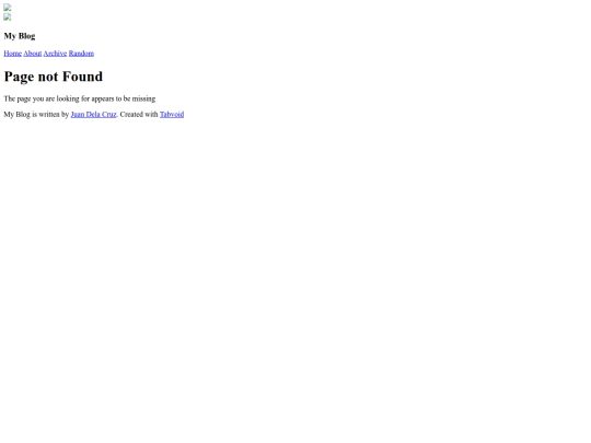 not_found screenshot