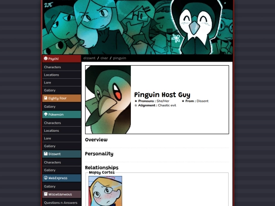 dissent/char/pinguin screenshot