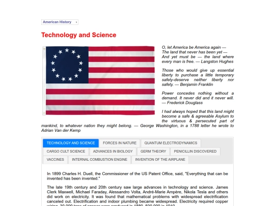 technologyAndScience screenshot