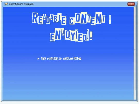 readable screenshot