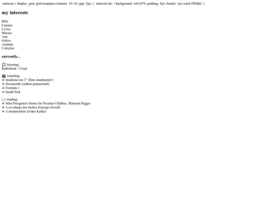 aboutme screenshot