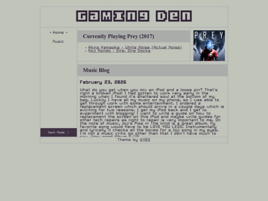 Website screenshot