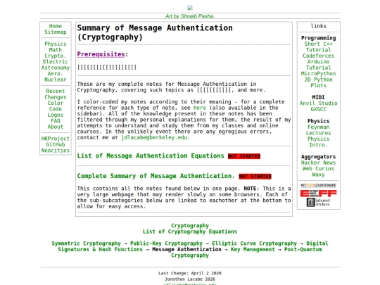 cryptography/authentication screenshot