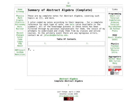 Website screenshot