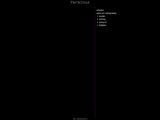terminus screenshot
