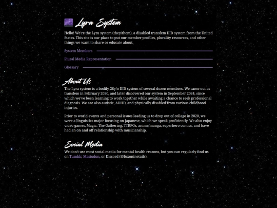 Website screenshot