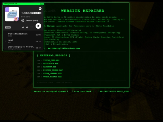 Website screenshot