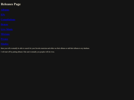 releases screenshot