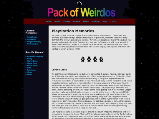 Website screenshot