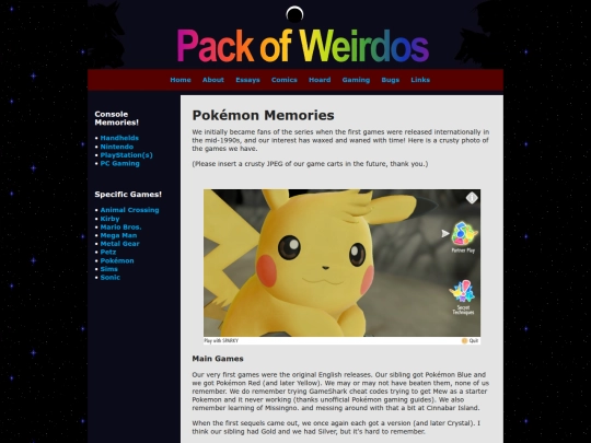 Website screenshot