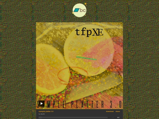 tfpXE [s(ample) platter 3.0]
