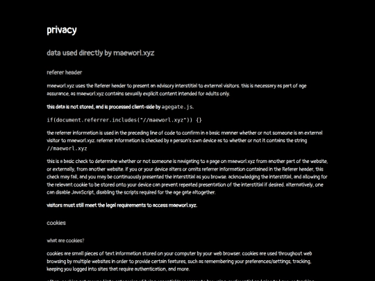 privacy screenshot