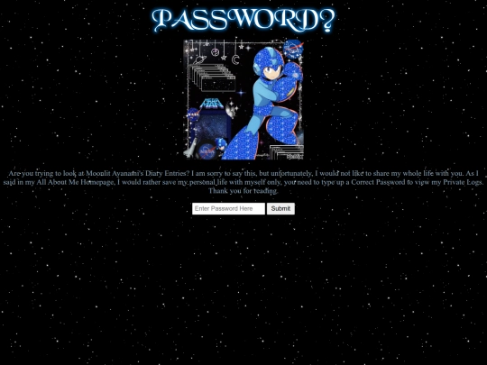 Diarypassword screenshot