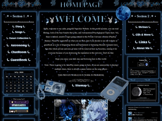 HomePage screenshot