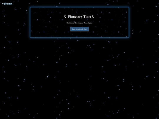 PlanetaryTime screenshot