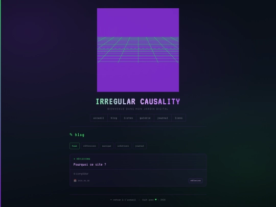 blog screenshot