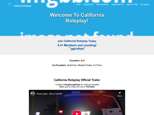 Website screenshot