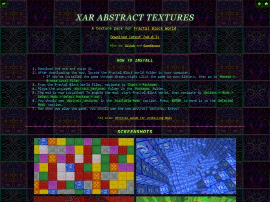 Website screenshot