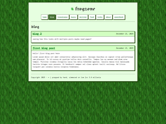 blog screenshot