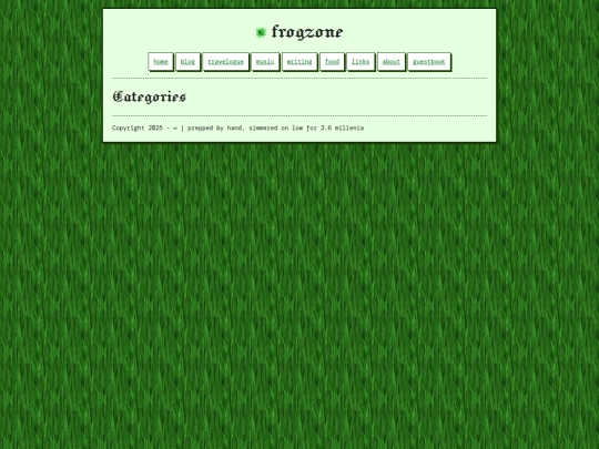 categories screenshot