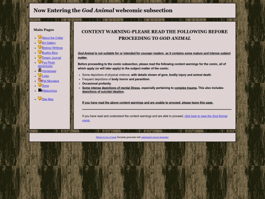 entering-godanimal screenshot