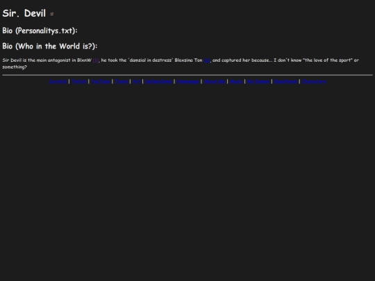 Wiki/Bio/SirDevil screenshot