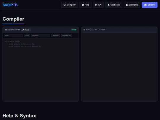 index screenshot