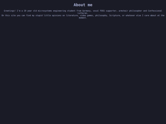 about-me screenshot