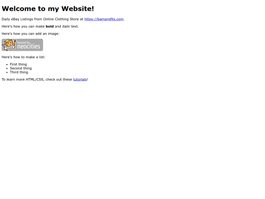 Website screenshot