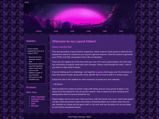 test screenshot