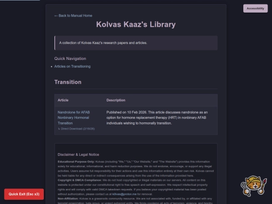 articles screenshot