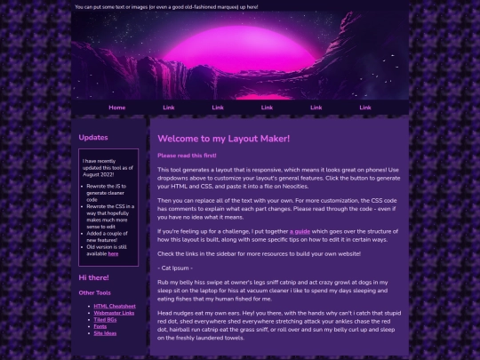 Website screenshot