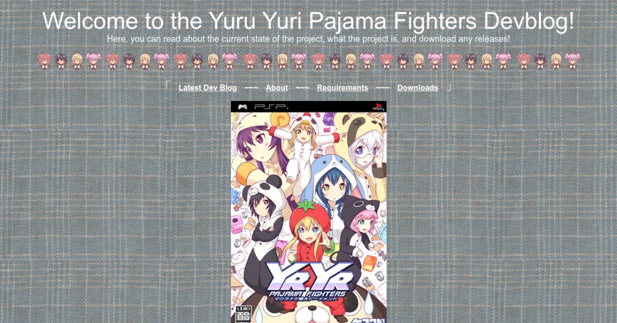 Yuru Yuri Pajama Fighters Devblog