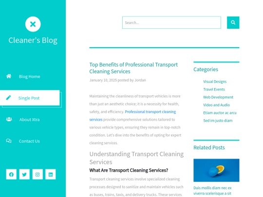transport-cleaning-service screenshot