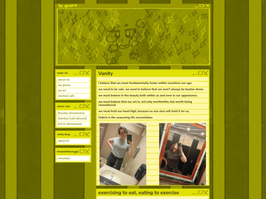 vanity screenshot