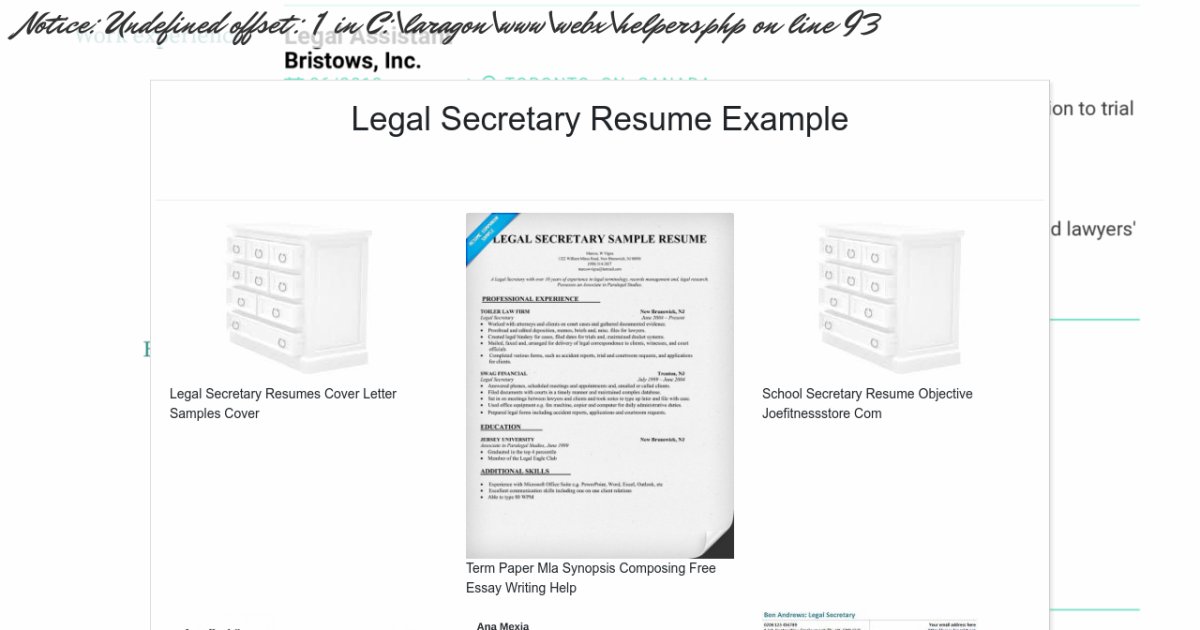 Legal Secretary Resume Example - Legal Secretary Resume Example.html 