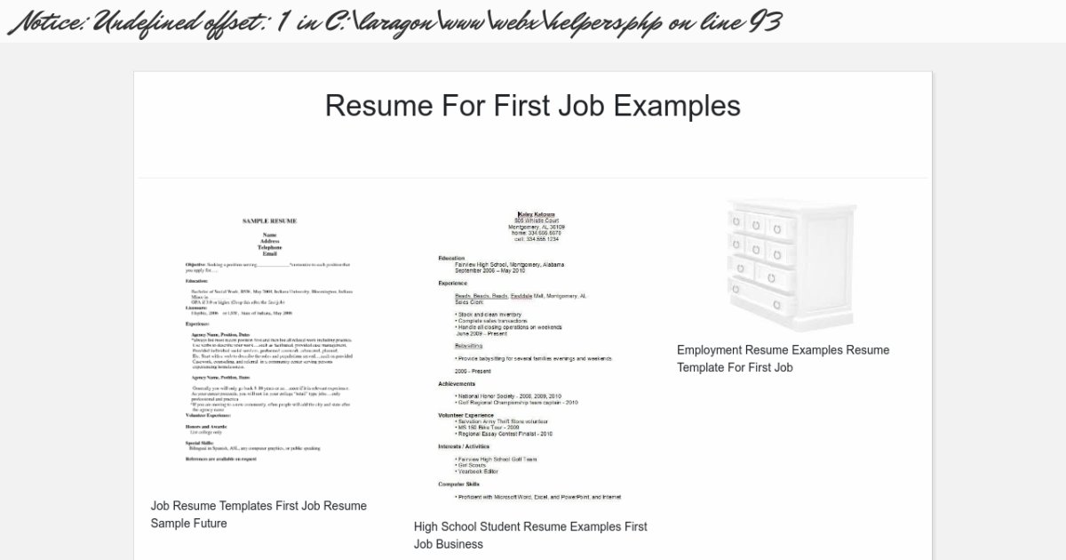 Resume For First Job Examples - Resume For First Job Examples.html 