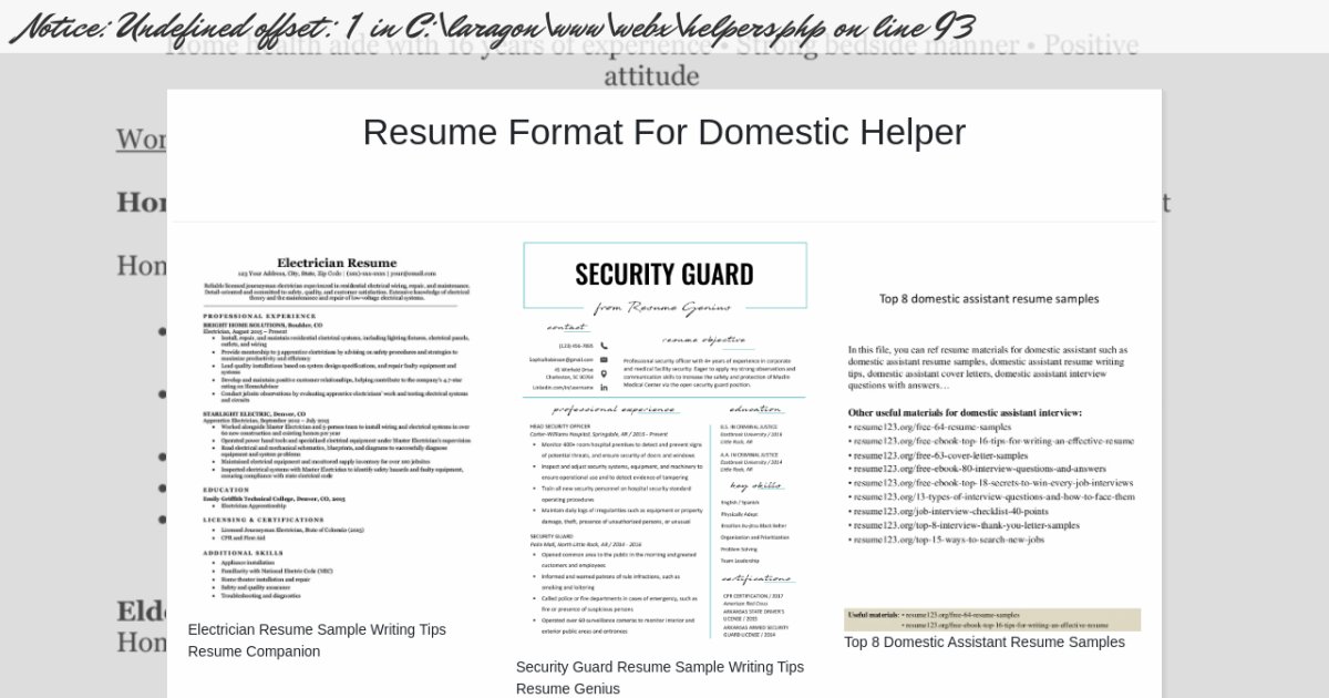 resume helper