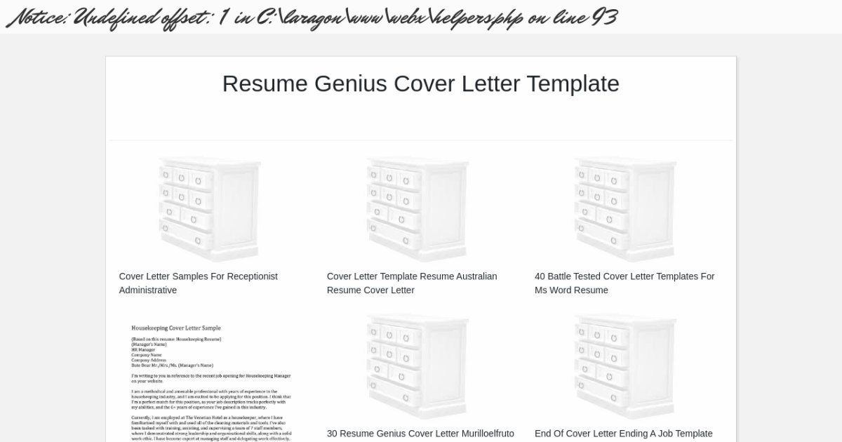 resume genius cover letter templates