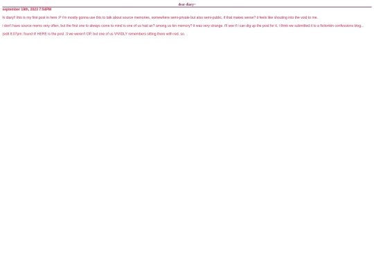 diary screenshot