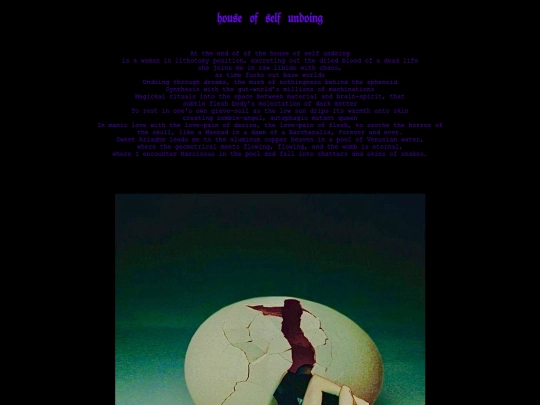 houseofselfundoing screenshot