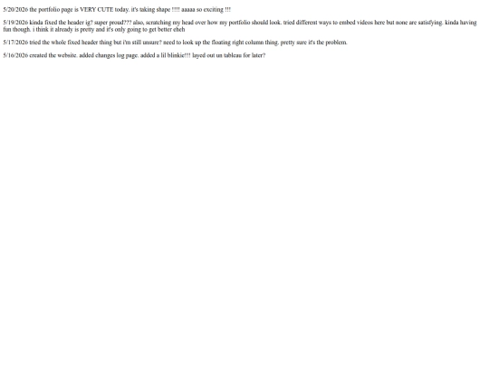 changeslog screenshot