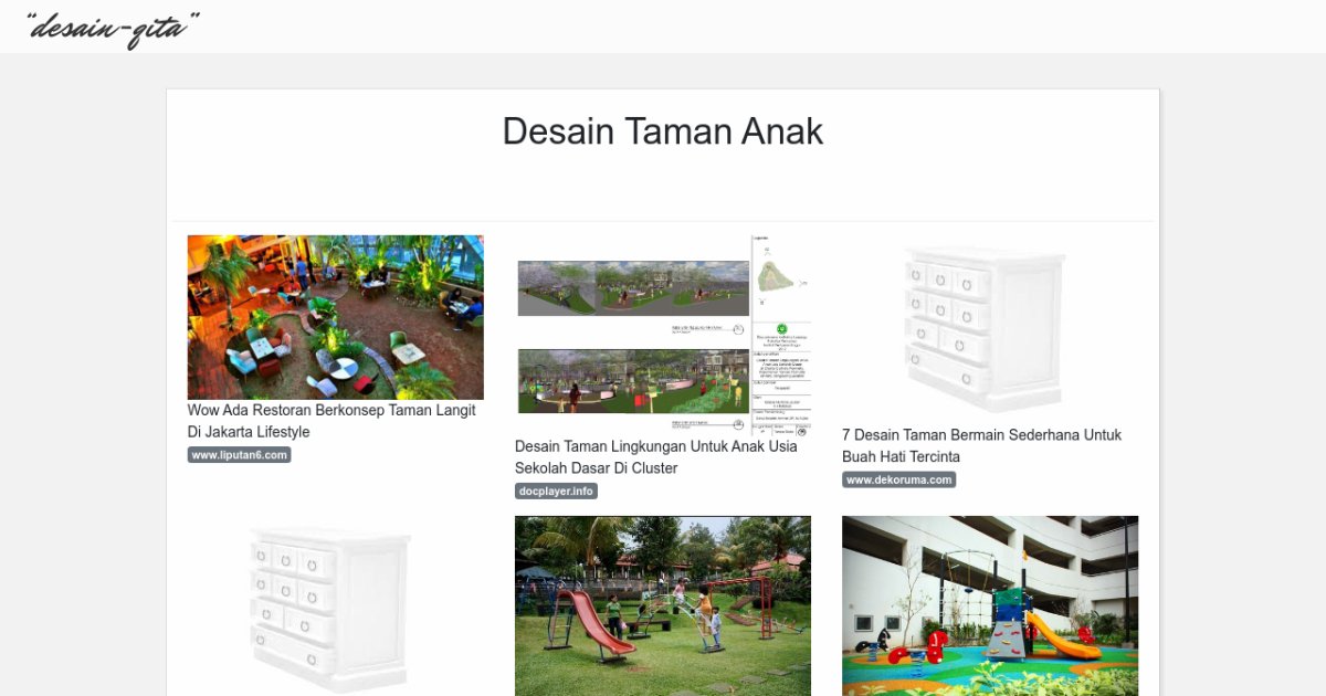 Desain Taman Anak