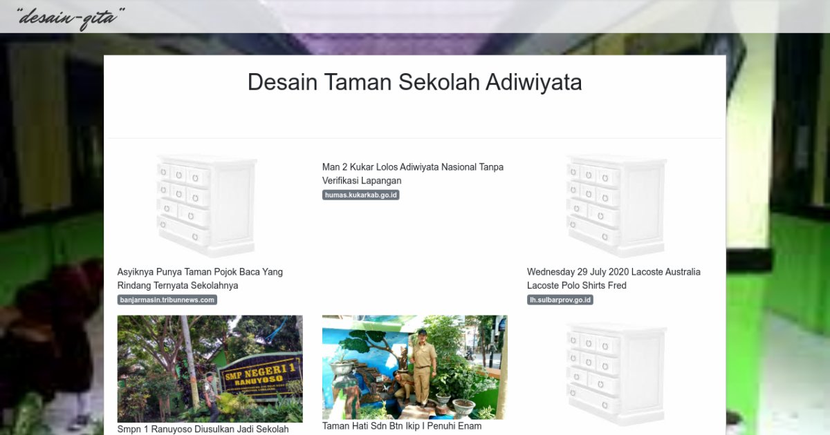 Desain Taman Sekolah Adiwiyata Sekolahan Otosection - vrogue.co