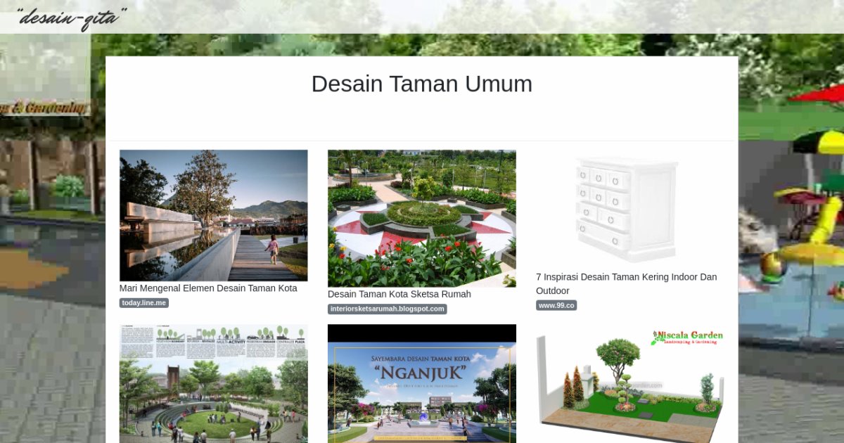 Desain Taman Umum