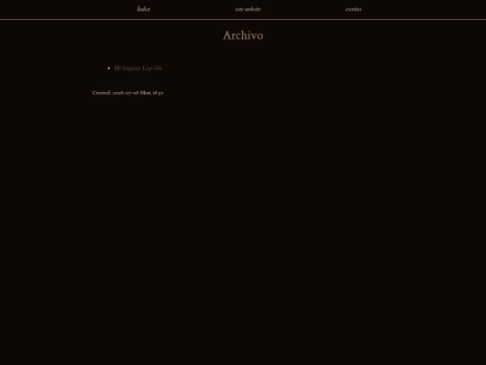 posts/archive screenshot