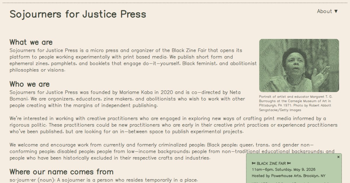 Sojourners For Justice Press