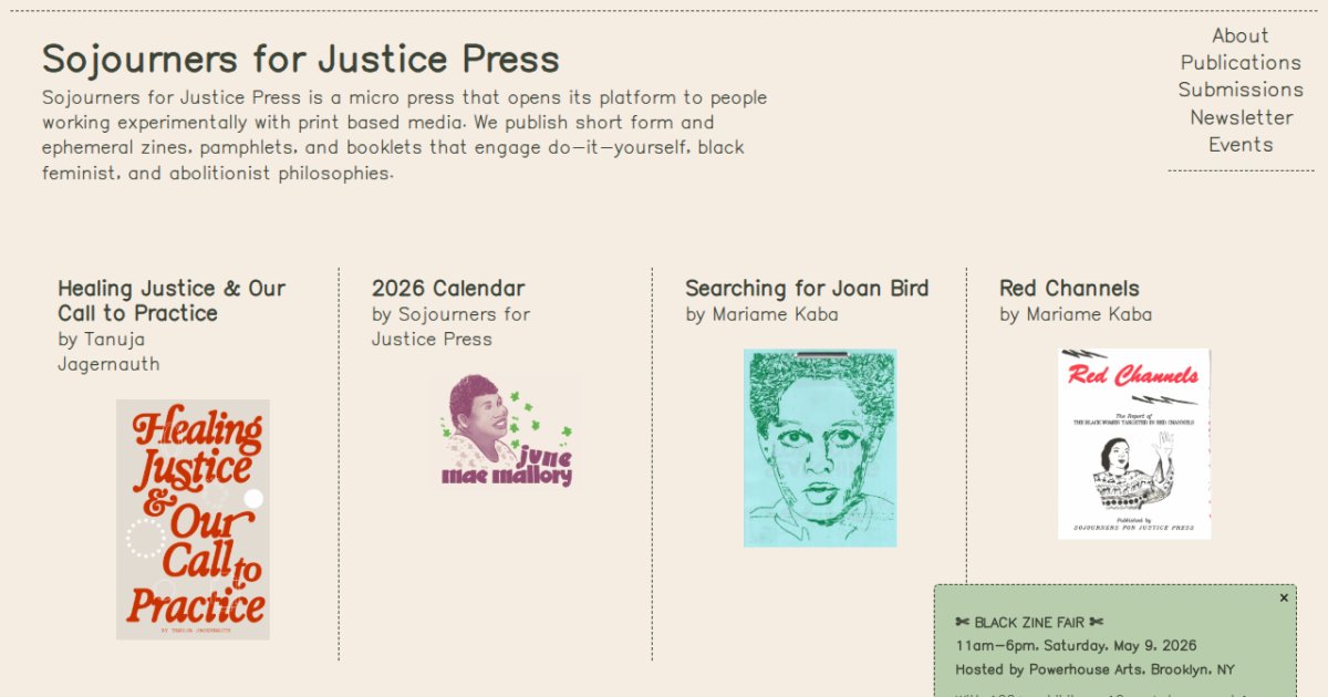 Sojourners For Justice Press