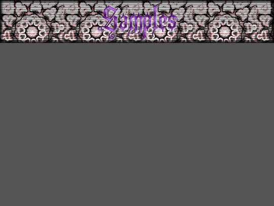 samples screenshot
